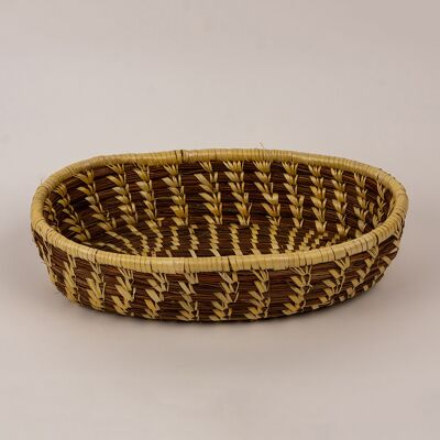 Cattail basket Beige Small 28x15x6
