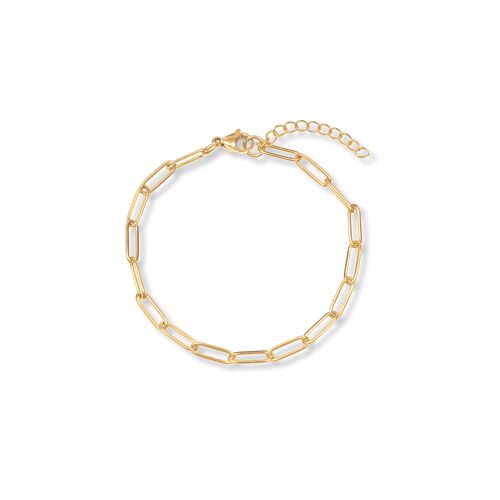 Gold Cable Chain Bracelet