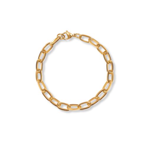 Gold Chunky Cable Bracelet