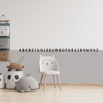 Wall sticker ABC graceful - Large (120 cm wide)