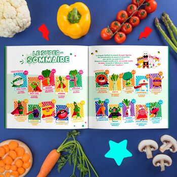 Livre Kids - Les super légumes - Version Française 2