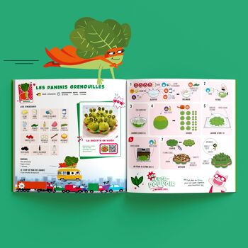 Livre Kids - Les super légumes - Version Française 3