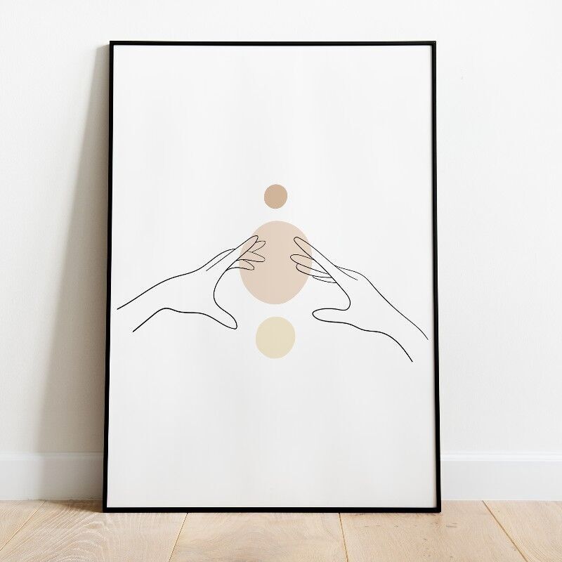 Mani al tratto poster - A3