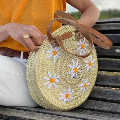 Panier Marguerite rond