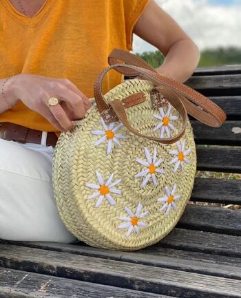 Panier Marguerite rond 1