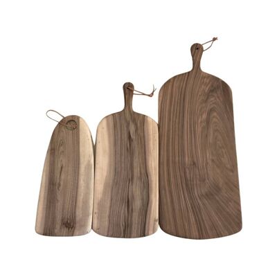 Walnut wood cutting board - L (80x32cm)