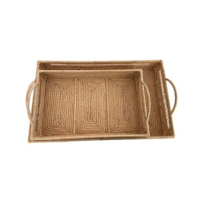 Raffia tray - Square