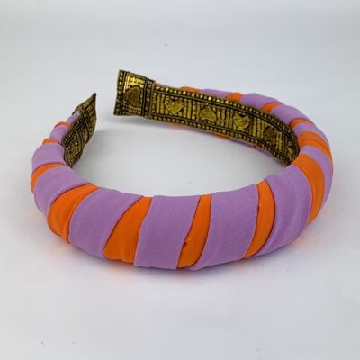 Bandeau Rembourré Lila Orange & Violet