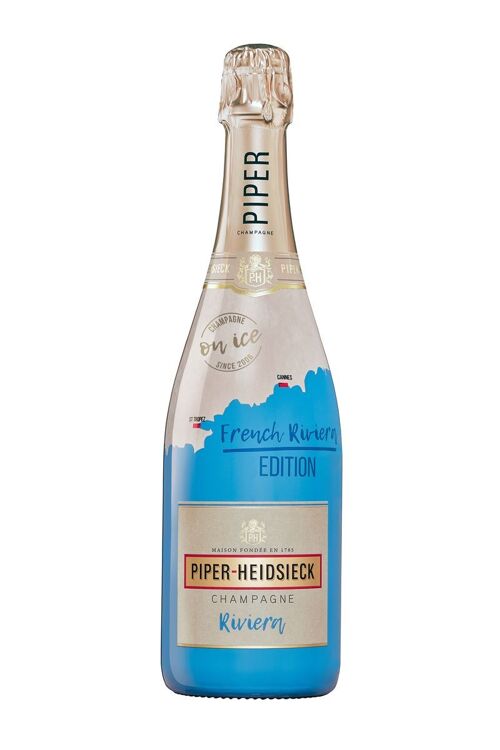 Champagne PIPER-HEIDSIECK RIVIERA AOP Edition Limitée blanc