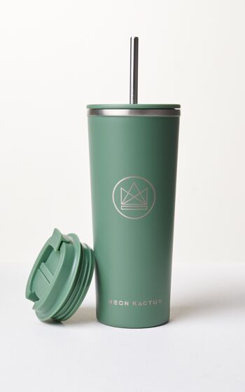 Tasses à café isolées Neon Kactus 24 oz - Happy Camper 2