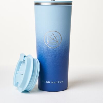 Neon Kactus Insulated Coffee Cups 24oz - Good Vibrations