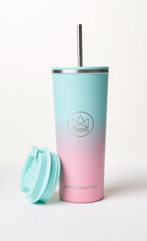 Neon Kactus Insulated Coffee Cups 24oz - Twist & Shout