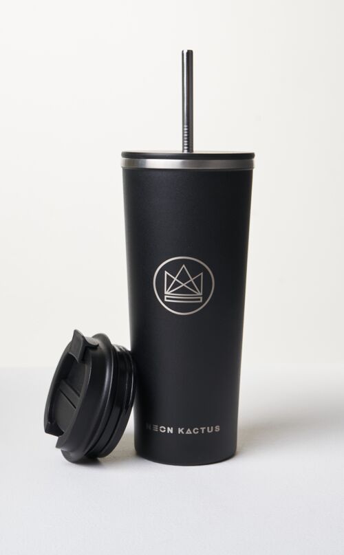 Neon Kactus Insulated Coffee Cups 24oz - Rock Star