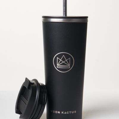 Neon Kactus Insulated Coffee Cups 24oz - Rock Star