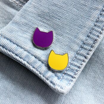 Pin's mini chat - violet 4