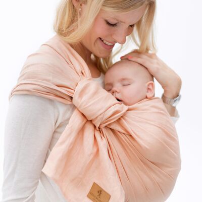 Ring Sling Babytragetuch - P E A C H