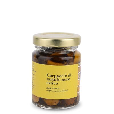CARPACCIO DI TARTUFO NERO ESTIVO - Sliced Truffle - 90gr