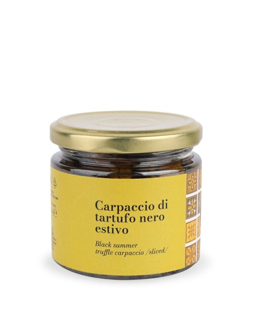 CARPACCIO DI TARTUFO NERO ESTIVO - Sliced Truffle - 180gr
