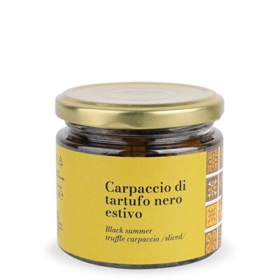 CARPACCIO DI TARTUFO NERO ESTIVO - Sliced Truffle - 180gr