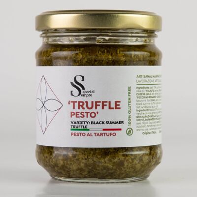 PESTO DE BASILIC À LA TRUFFE - Pesto de Basilic à la Truffe - 500gr