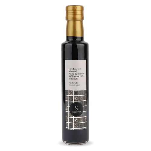 ACETO BALSAMICO DI MODENA I.G.P. AL TARTUFO NERO - Balsamic sauce W/ black truffle