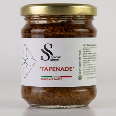TAPENADE - Sauce mélange d'olives - 180gr