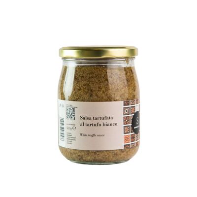 TRUFFLE WITH WHITE TRUFFLE - White truffle sauce - 180gr