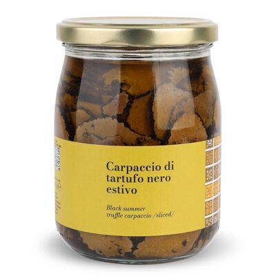 SUMMER BLACK TRUFFLE CARPACCIO - Sliced Truffle - 500gr