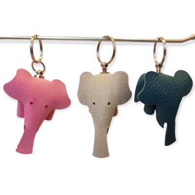 Sleutelhanger olifant assorti kleur