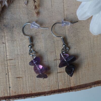 Gemstone earrings - NaturalBlooming - Tiger's Eye