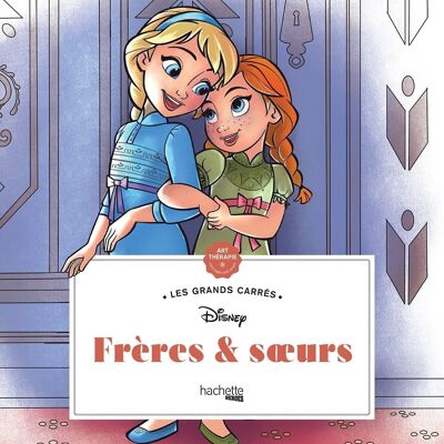 LIVRE DE COLORIAGE - Grand Carré Disney Frères et soeurs