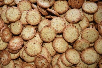 1 Kg de mini cookies apéro : Chèvre – Figues EN VRAC 1