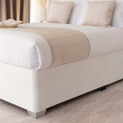 Divan base wrap white 152cm x198cm