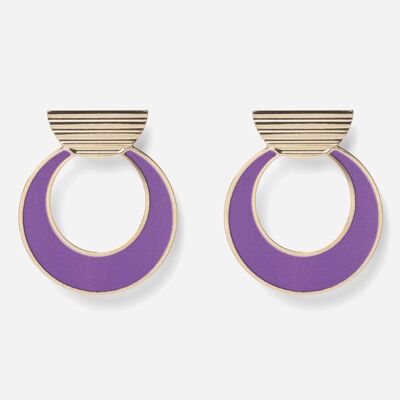 BOUCLES ZABOU EMAIL VIOLET