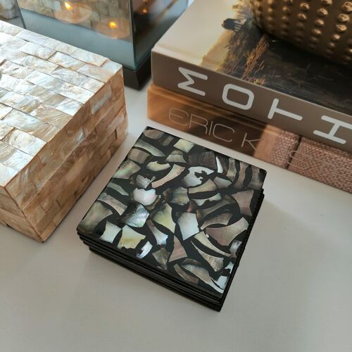 Coasters shell - 6 pieces