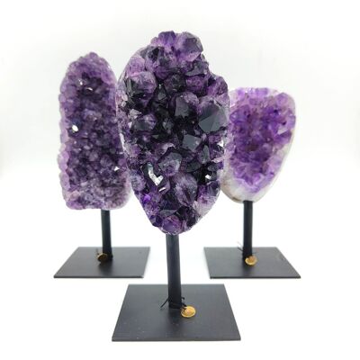 Amethyst on stand