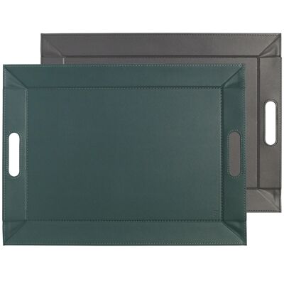 DUO - reversible tray, petrol/anthracite, large
