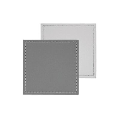 DUO - Coasters grey/white, set of 4