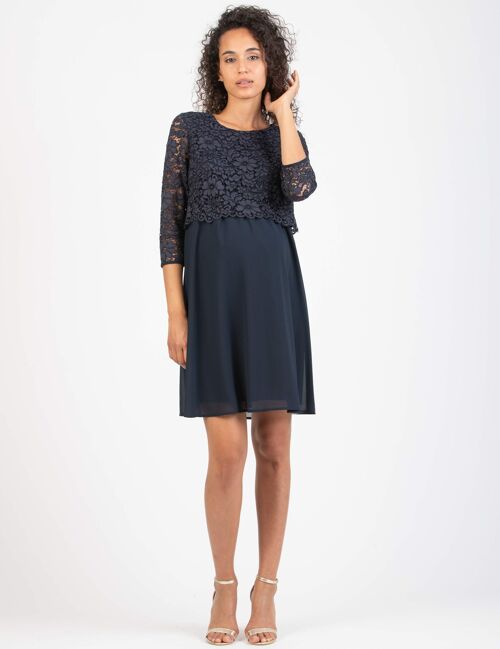 ELEONORA - maternity dress BLU