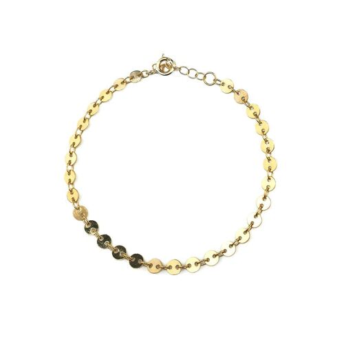 Armband DISC | 18 Karat vergoldet