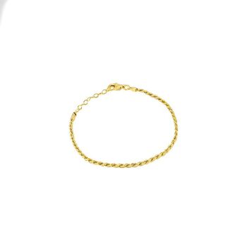 Bracelet TWIST | plaqué or 18 carats