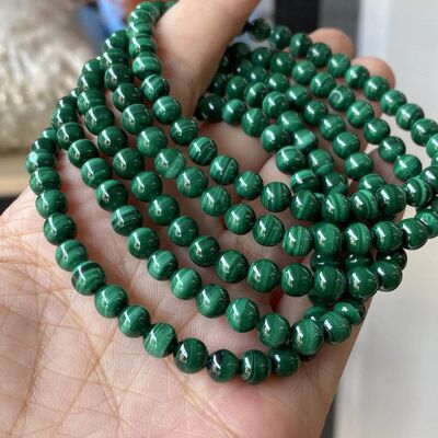 pulsera de cristal MALAQUITA | pulsera de poder | verde