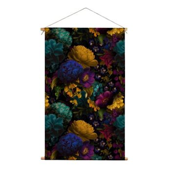 Affiche textile dans une fleur mystique
