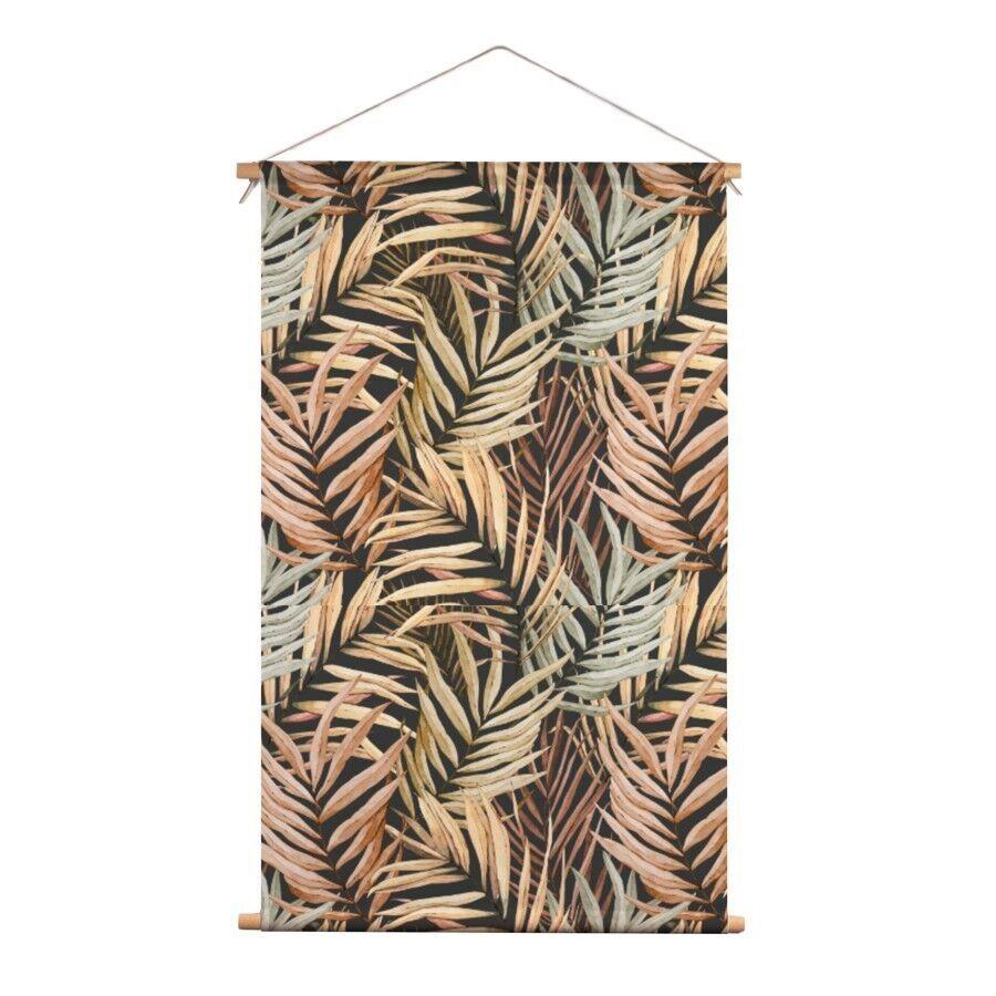 Poster in tessuto all'interno delle foglie