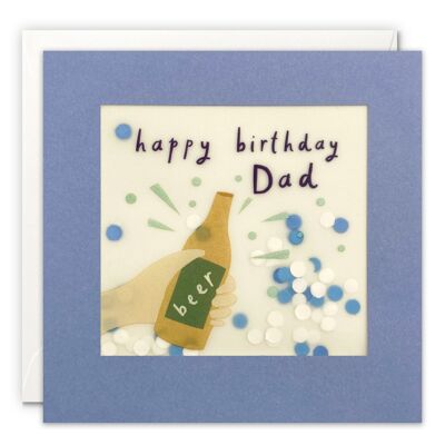 Dad Beer Paper Shakies Card