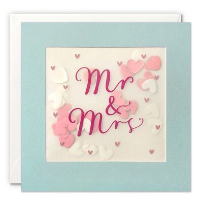 Mr & Mrs Paper Shakies Card