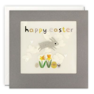 Easter Bunny Paper Shakies Card