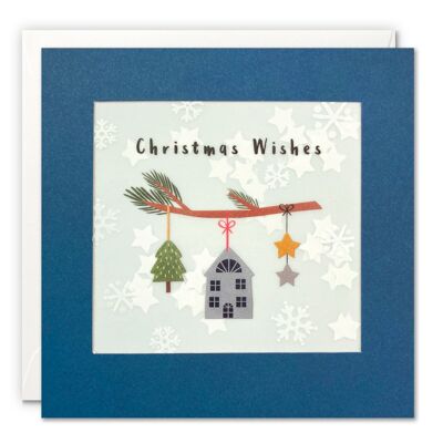 House Decoration Christmas Paper Shakies Card