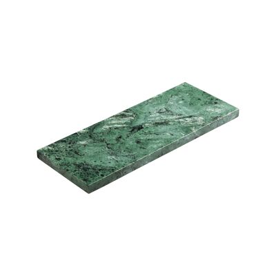 Marmortablett rechteckig S grüner Marmor 10x25cm