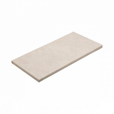 Marble tray rectangle M beige marble 15x30cm